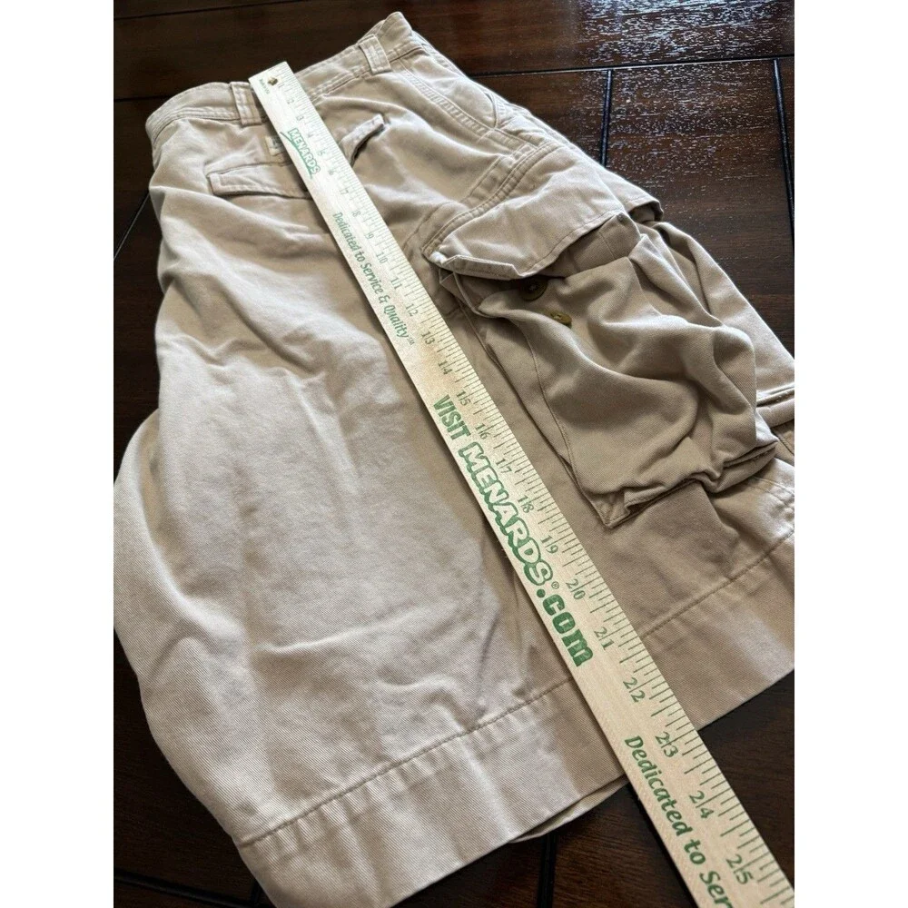 🔥Polo Ralph Lauren Gellar Fatigue Chino Cotton Cargo Shorts RL Tan 40 Khaki